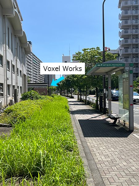 Voxel Worksの建物入口